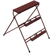 Builder's steps | painted, 3 steps | Width: 1.00 mHeight: 1.20 m